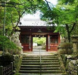 今回お世話になった神峯山寺♪立派な門をくぐって本堂まで歩いて行きました。